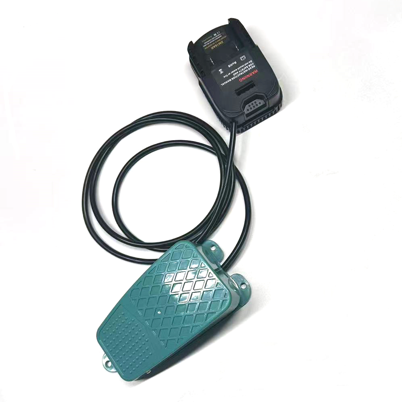 LEADFEN Foot Pedal for Ridgid AEG Cordless Drill fit for cleaning chain cutter shaft rack