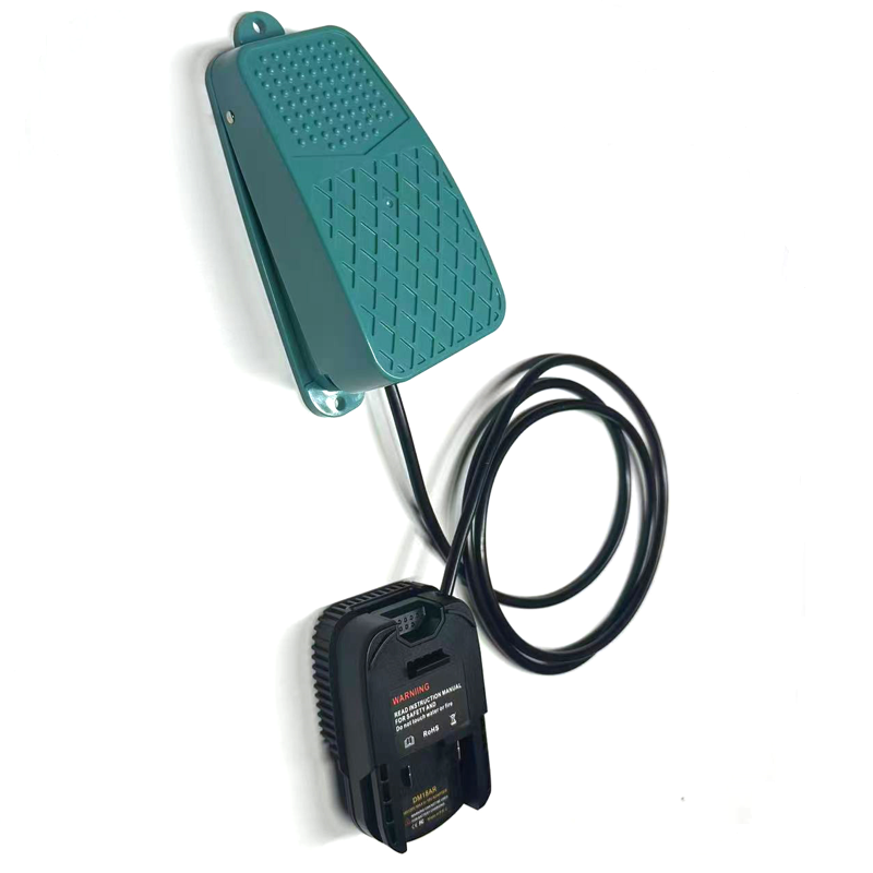 LEADFEN Foot Pedal for Ridgid AEG Cordless Drill fit for cleaning chain cutter shaft rack