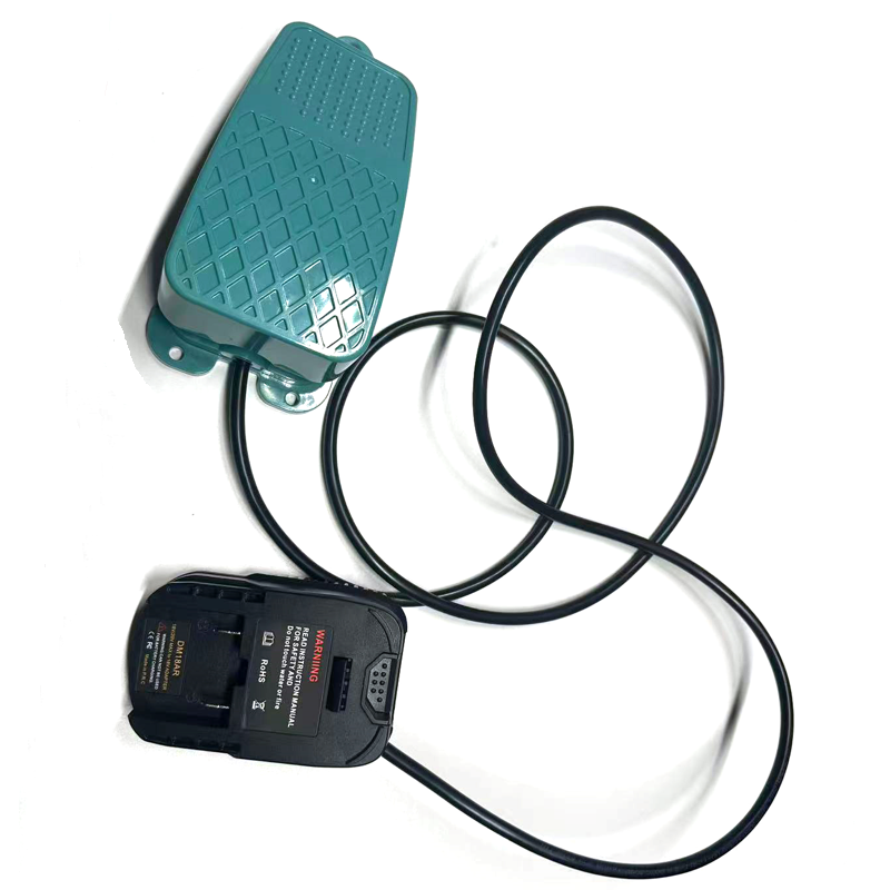 LEADFEN Foot Pedal for Ridgid AEG Cordless Drill fit for cleaning chain cutter shaft rack