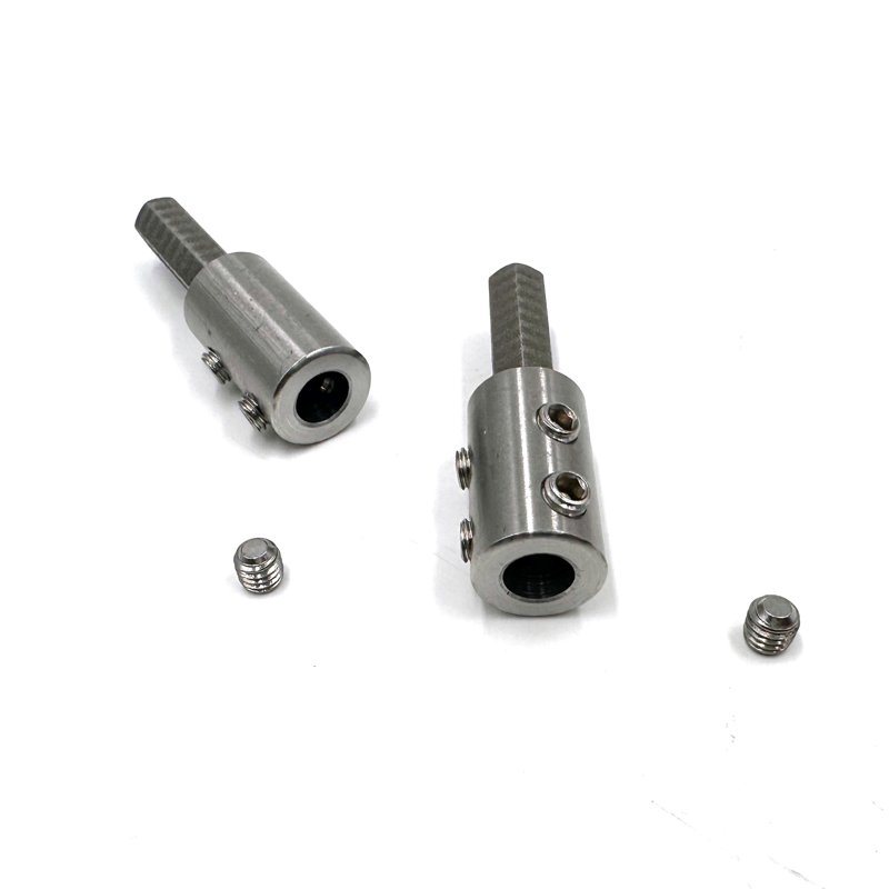 LEADFEN drill adaptor for 6mm 8mm 10mm 12mm Flexible Cable for cleanning chain cutter Axe 2pcs package total