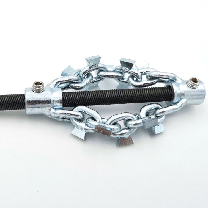 LEADFEN with carbide-tip drain cleaning cutter DN50mm pipe excavator 6mm push rotary cable hole cutter