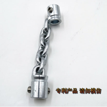 LEADFEN without carbide-tip sewer sink tube toilet unclog DN32-40mm tube brush 8mm flexible shaft cable Chisel