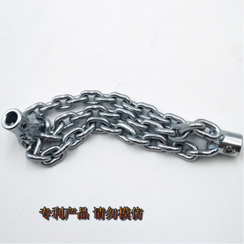 LEADFEN without carbide-tip sewer pipeline dredge tools DN125mm tube Iron head 8mm flexible shaft cable Circular saw