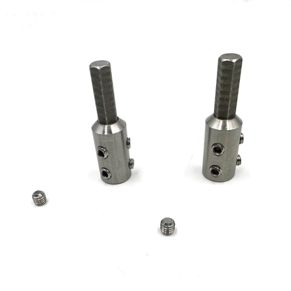 LEADFEN drill adaptor for 6mm 8mm 10mm 12mm Flexible Cable for cleanning chain cutter Axe 2pcs package total