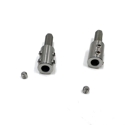 LEADFEN drill adaptor for 6mm 8mm 10mm 12mm Flexible Cable for cleanning chain cutter Axe 2pcs package total
