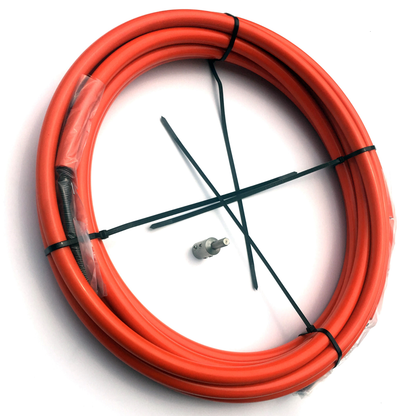 LEADFEN mit 12 mm flexiblem Kabel, 10 m Länge zum Reinigen des Kettenschneiderregals 