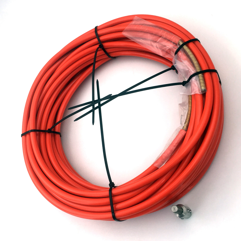 LEADFEN mit 6 mm flexiblem Kabel 20 m zum Reinigen des Kettenschneider-Treibersatzes 