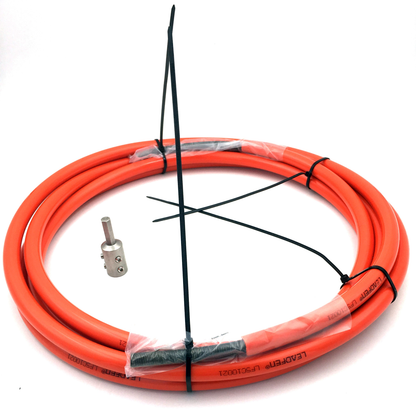 LEADFEN mit 10 mm flexiblem Kabel, 5 m lang, zum Reinigen von Kettenschneidern, Schlangenreinigern 