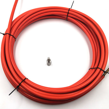 LEADFEN mit 8 mm flexiblem Kabel, 20 m Länge, zum Reinigen von Kettenschneidern und Oberfräsen 