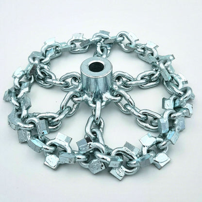 LEADFEN mit Hartmetallspitze, rundem Abfluss, Entstopfungsreinigung, DN150-mm-Rohr, Rasentrimmer, 12-mm-Kabel mit flexibler Welle, Multi-Schneidklinge 