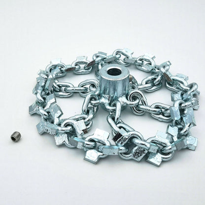 LEADFEN mit Hartmetallspitze, rundem Abfluss, Entstopfungsreinigung, DN150-mm-Rohr, Rasentrimmer, 12-mm-Kabel mit flexibler Welle, Multi-Schneidklinge 