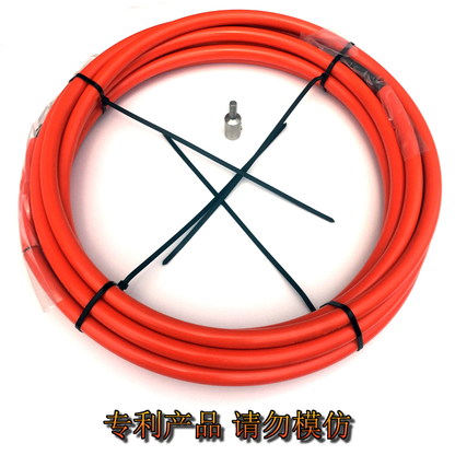 LEADFEN mit 12 mm flexiblem Kabel, 10 m Länge zum Reinigen des Kettenschneiderregals 